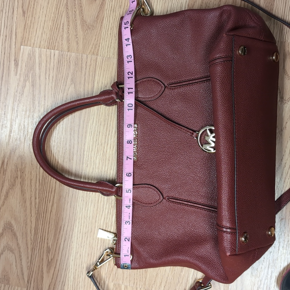 Michael Kors Sienna Leather Satchel - Picture 8 of 12